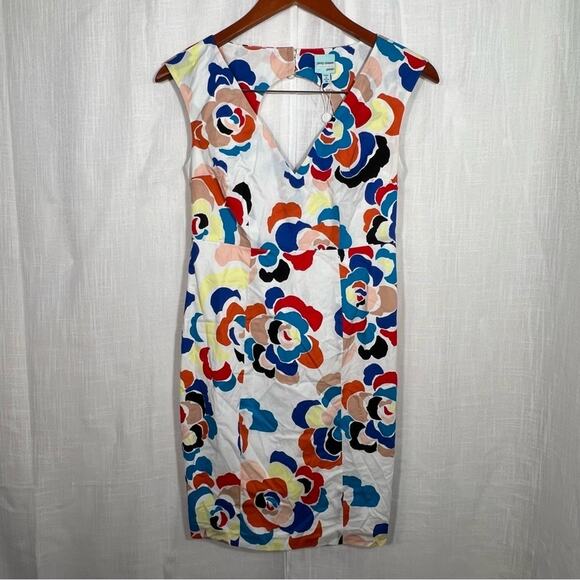 Anthropologie NWT Plenty Dresses By Tracy Reese Floral Cut Out Dress Sz 0P - Picture 2 of 8
